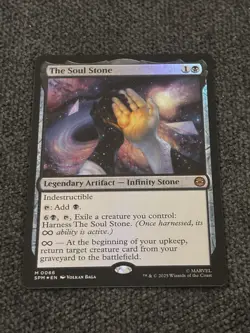 THE SOUL STONE (066) FOIL Marvel's Spider-man MTG MINT CARD - Image 1