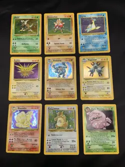 Vintage Pokemon Cards Rare Holo Lot WOTC Era Only - Image 1