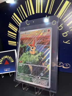 Victini 208 Black Star Promo Scarlet & Violet Holo Card Oversized 5.25 X 7.25 - Image 4