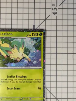 Leafeon SVP170 Prismatic Evolutions Black Star Promo Pokemon Card - Image 2