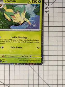 Leafeon SVP170 Prismatic Evolutions Black Star Promo Pokemon Card - Image 3