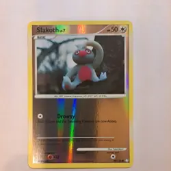 Slakoth 99/123 Mysterious Treasures Reverse Holo Pokemon Card - Image 1