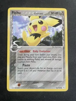 Pichu 76/110 Holon Phantoms Common Pokemon TCG Card LP - Image 1