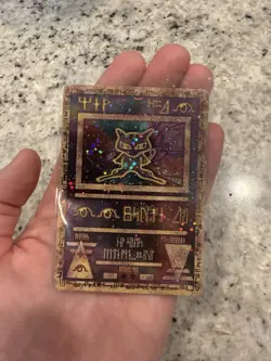 Ancient Mew Holo Holographic Pokemon Card Promo 1999-2000 Wizards Rare LP/NM - Image 1