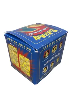 1999 Pokemon Burger King Charizard 23K Gold Plated Card & SEALED Pokeball BLUE - Image 4