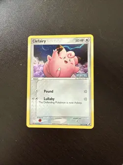 Pokemon TCG Clefairy Reverse Holo Card 53/115 Stamped EX Unseen Forces 2005 - Image 1