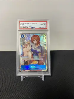 One Piece Card Game TCG Nami OP09-050 Alt Art PSA 10 - Image 1