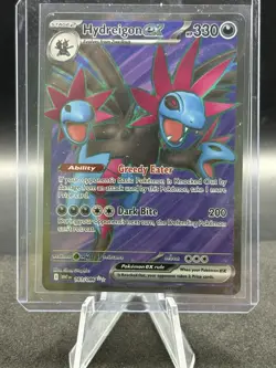 Pokemon TCG Hydreigon EX White Flare Full Art Rare Holo Card 161/086 NM - Image 1