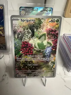 TCG Pokemon Card Lot (5) Charizard Ex Full Art Sprigatito Espathra - Image 4