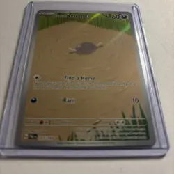 Pokemon Paldean Wooper Holo IR TCG Card 221/193 Sv02: Paldea Evolved - Image 1