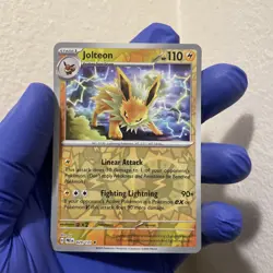 Pokemon TCG Prismatic Evolutions Jolteon Reverse Holo Card 29/131 Rare - Image 1
