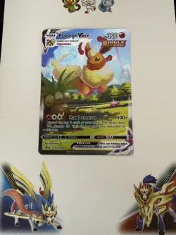 Pokemon TCG Flareon VMAX SWSH180 Sword & Shield Promo Card - Image 1