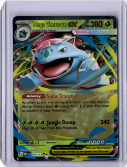 Mega Venusaur EX 003/132 Mega Evolution Holo Rare Pokemon Card NM - Image 1