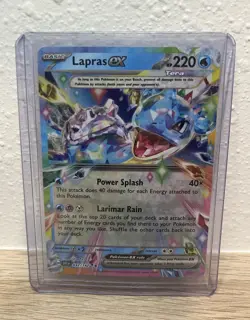 Pokemon Lapras EX Tera 220 HP Trading Card Holo Rare - Image 1