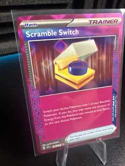 Pokemon TCG Scramble Switch Holo Card 186/191 Sv08: Surging Sparks - Image 2