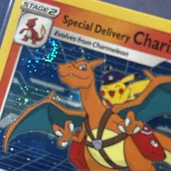 Special Delivery Charizard Pokemon Center Promo Card Sealed SWSH075 - sealed - Image 2