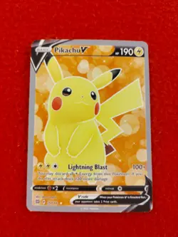 2022 157/172 Pikachu V Pokemon Playing Card - Image 1