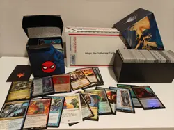 1000+ Magic the Gathering MTG bulk card lot with foils, rares, storage box - Image 1