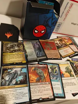 1000+ Magic the Gathering MTG bulk card lot with foils, rares, storage box - Image 3