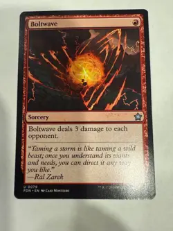 [1x] Boltwave Near Mint, English Foundations Singles MTG Magic - Image 1