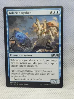 Tolarian Kraken Core Set 2021 Regular Most mix match Buy 1 1 free mtg F102 - Image 1