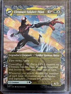 MTG Miles Morales | Ultimate Spider-Man #0211 (Borderless) Marvel's Spider-Man - Image 2