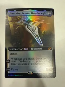 MTG -Dawnsire, Sunstar Dreadnought FOIL Extended Art - Edge of Eternities - Image 1