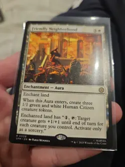 Friendly Neighborhood - SPM 0008 MTG Magic the Gathering PACK FRESH Card - Image 2