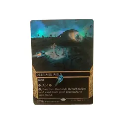 FOIL PETRIFIED FIELD mtg NM Edge of Eternities: Stellar Sights Mythic 0032 - Image 1