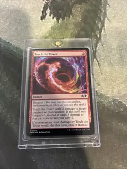MTG Torch the Tower (Foil) Wilds of Eldraine (WOE) #153 Magic the Gathering - Image 4