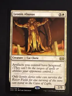 1x Leonin Abunas (021) Double Masters LP MTG Magic the Gathering x1 MKE - Image 1
