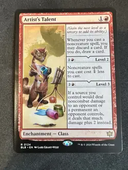 MTG - Artist's Talent - Rare Regular #124 NM Bloomburrow - Image 2