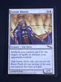 1x Leonin Abunas (8) Mirrodin HP MTG Magic the Gathering x1 MKE - Image 1
