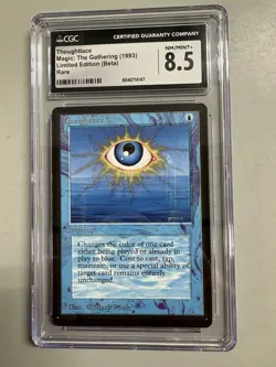 Magic: The Gathering MTG Limited Edition Beta Thoughtlace CGC 8.5 NM/Mint+ - Image 1