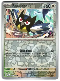 Rookidee 164/193 Reverse Holo SV02: Paldea Evolved Pokemon TCG - Image 1