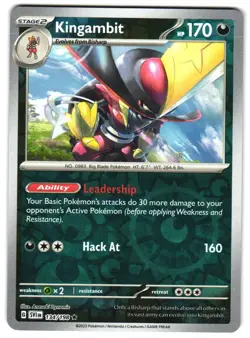Kingambit 134/198 Reverse Holo SV01: Scarlet & Violet Base Set Pokemon TCG - Image 1
