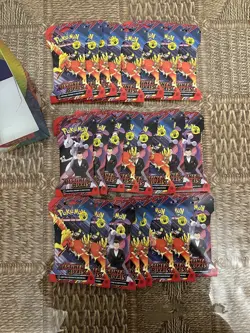 Pokemon Destined Rivals 24 Blister Pack Open Display Box - Image 2