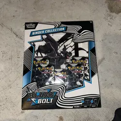 Zekrom Black Bolt Black & White Scarlet & Violet Pokemon TCG Binder Collection - Image 1