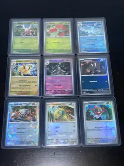 Pokemon Prismatic Evolutions Masterball Lot of 9 - Jolteon Glaceon Dunsparce - Image 1