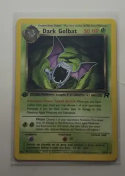 Pokemon Dark Golbat Non Holo Rare 1st Edition Rocket 24/82 NM - Image 1