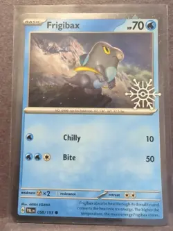 Pokemon Frigibax 058/193 Snowflake Holiday Calendar 2024 Cosmos Holo - Image 1