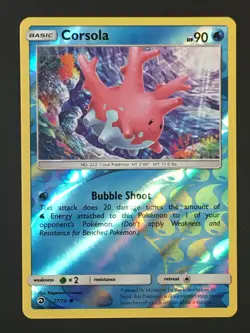 Pokemon TCG Corsola 27/70 Dragon Majesty Reverse Holo NM - Image 1