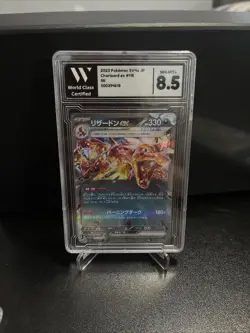 Pokemon Charizard ex Ruler of the Black Flame Japanese sv3 066/108 WCC 8.5 - Image 1