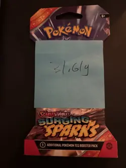 VERY HEAVY - 31.61g - Pokemon Surging Sparks Sleeved Booster Pack - SEALED! - Image 4