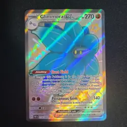 Glimmora ex 218/091 Paldean Fates Shiny Ultra Rare Pokemon TCG NM - Image 1
