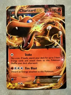 Charizard EX 11/106 Ultra Rare Holo XY Flashfire Pokemon TCG Holographic 2014 - Image 1