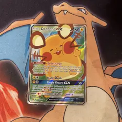 Pokemon TCG Alternate Art Promos #195a/214 Dedenne GX NM - Image 1