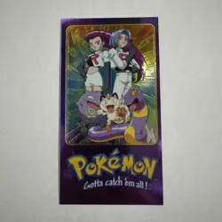 2000 Pokemon Topps Chrome TV Animation Edition Box Topper 3/5 Team Rocket Jumbo - Image 1