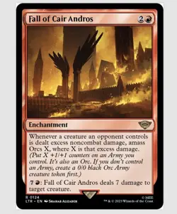 Fall of Cair Andros Lord of the Rings: 0124 Non-Foil NM - Image 1