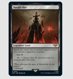 Barad-dur Lord of the Rings 253 Non-Foil NM MTG - Image 1
